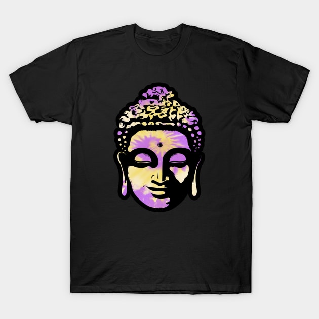 Buddha Face T-Shirt by marieltoigo